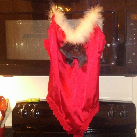 Holiday Satin Teddy - Picture 1 of 2